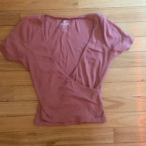 Hollister - Cropped baby tee